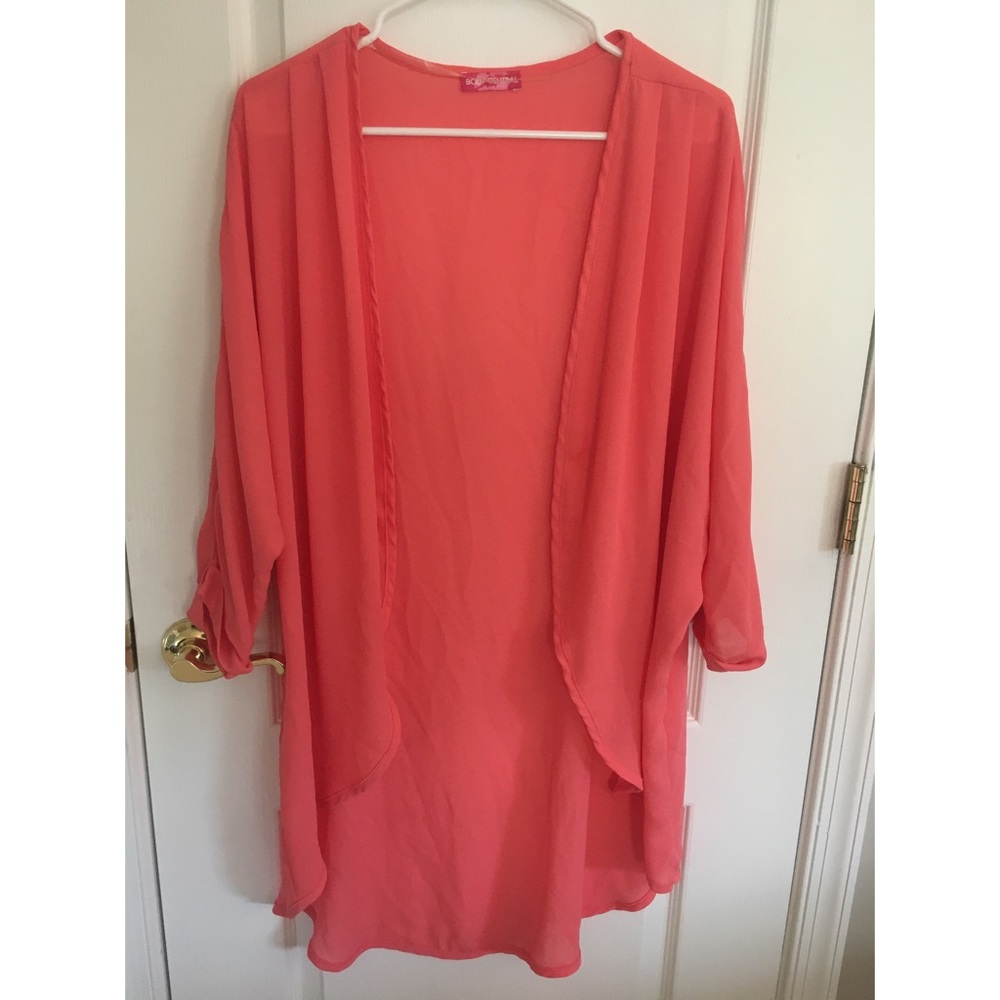 Pink/Coral Kimono